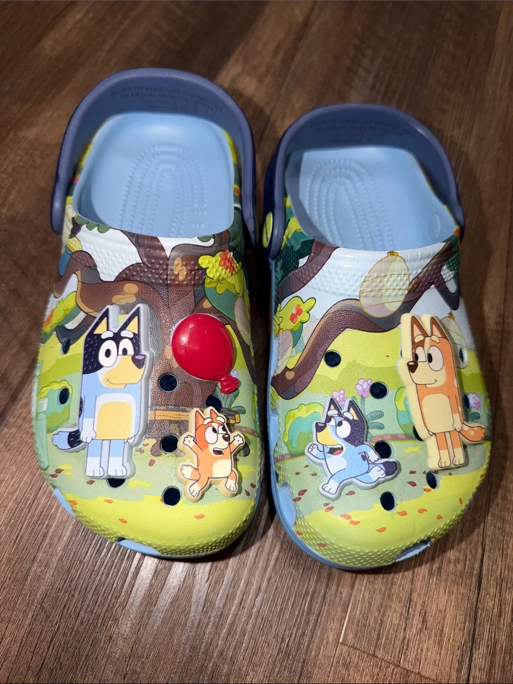 Crocs Bluey Clogs Slip-On Shoes size 1 worn once